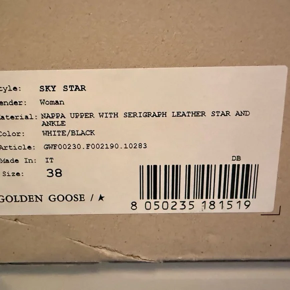 Golden Goose SKY STAR Sneakers, Women’s, size 38, shipped in original box!! - Picture 2 of 14